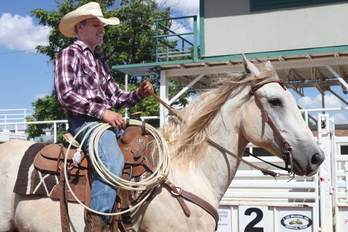 Picture of Jonah on a horse